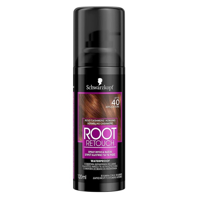 Schwarzkopf Root Retoucher, Spray Κάλυψης Ρίζας Κόκκινο, 120ml