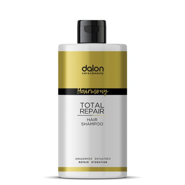 Dalon Hairmony Total Repair, Σαμπουάν Επανόρθωσης για Ξηρά & Ταλαιπωρημένα Μαλλιά, 500ml