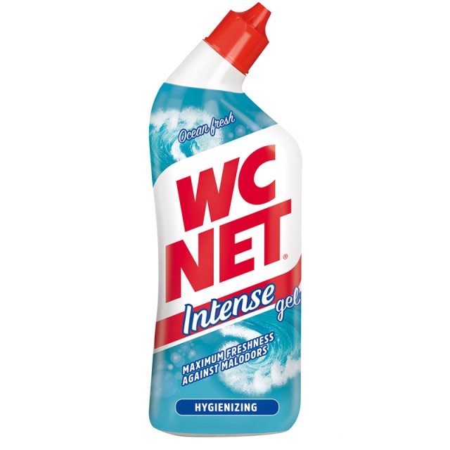 Wc Net Intensel Gel Ocean Fresh, Gel Καθαρισμού Λεκάνης, 750ml