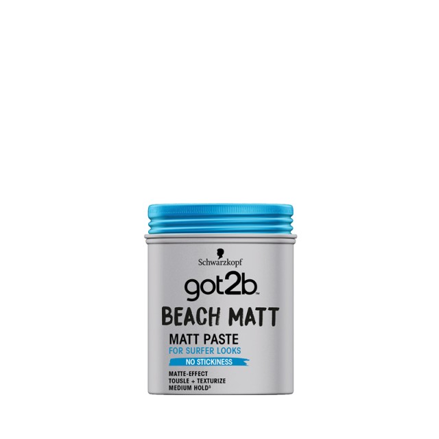 Schwarzkopf Got2B Paste Beach Matt, Πάστα Styling για Ατημέλητο Λουκ, 100ml