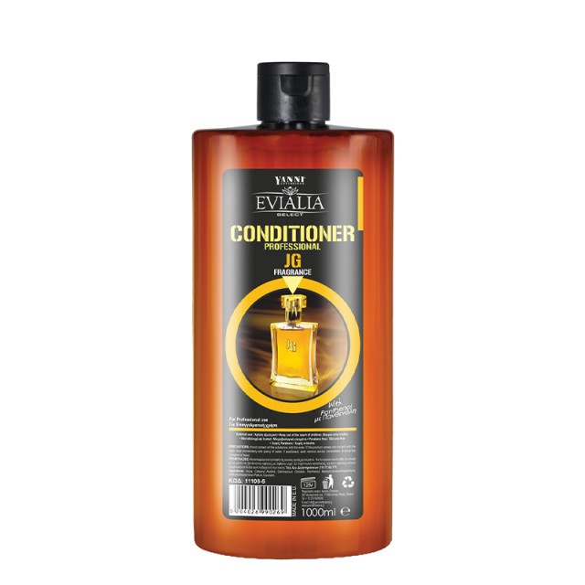 Evialia Conditioner JG, Μαλακτική Κρέμα Μαλλιών Αρωματική Με Πανθενόλη (Προβιταμίνη Β5) - 1lt