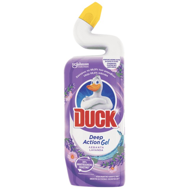 Duck Deep Action Gel Καθαριστικό Τουαλέτας Λεβάντα 750ml