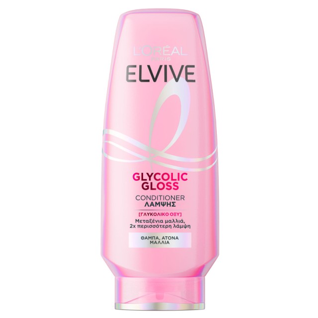 LOreal Paris Elvive Glycolic Gloss Κρέμα Μαλλιών για Λάμψη, 300ml