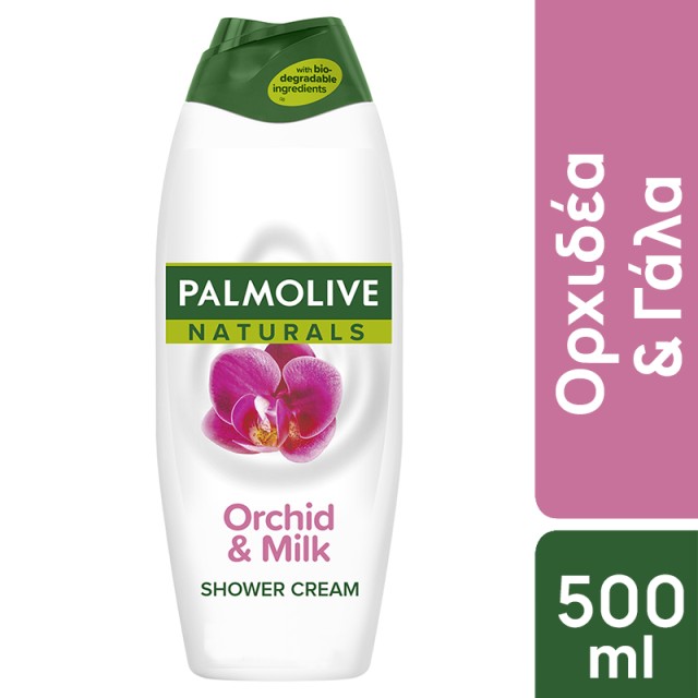 Palmolive Naturals Orchid & Milk, Αφρόλουτρο 500ml