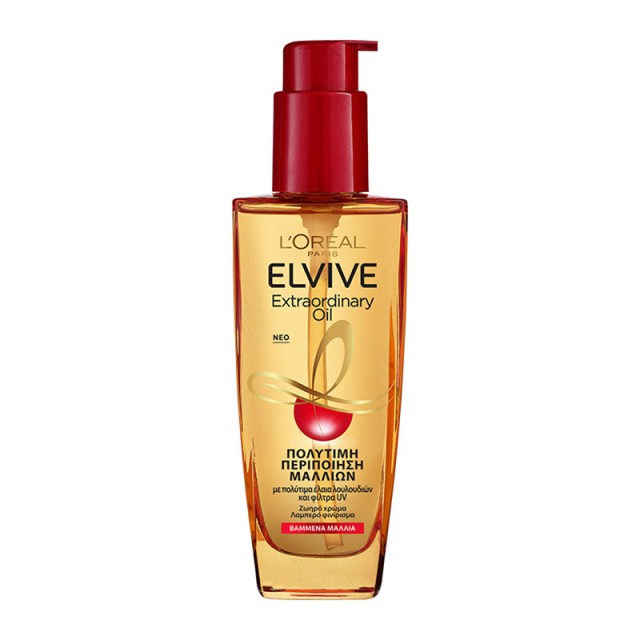Elvive Extraordinary Oil, Έλαιο Περιποίησης για Βαμμένα Μαλλιά 100ml