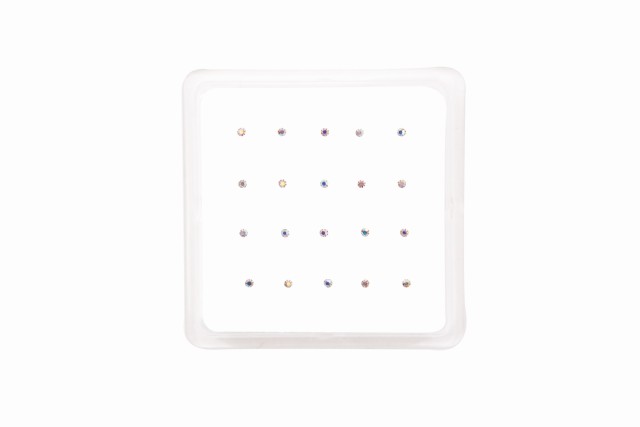 Ro Accessories Σκουλαρίκι μύτης Silver 925 multiclip AB 1.5 mm