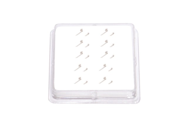 Ro Accessories Fake Σκουλαρίκι μύτης Silver 925 multiclip 1.5 mm
