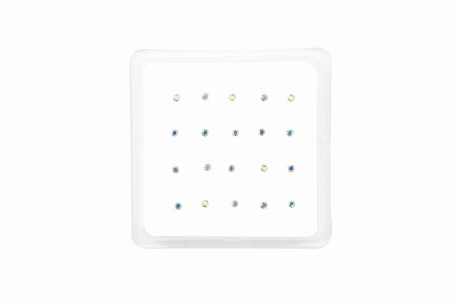 Ro Accessories Σκουλαρίκι μύτης Silver 925 multiclip AB 2 mm