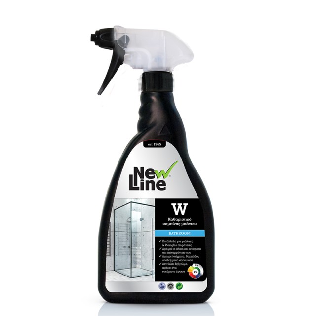 New Line W, Καθαριστικό Spray Kαμπίνας Mπάνιου,800ml