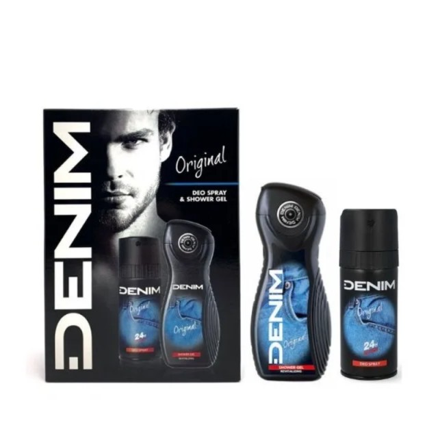 Denim Original Men’s Giftset, Ανδρικό Σετ Δώρου με Shower Gel, 250ml & Deodorant Spray, 150ml