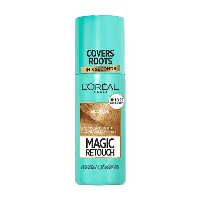 LOreal Magic Retouch Spray Κάλυψης Λευκών Ριζών Ξανθό 75ml