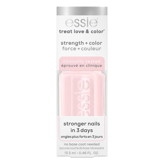 Essie Treat Love & Color 27 Pinked To Perfection, Βερνίκι για Ενδυνάμωση Νυχιών Δροσερό Ροζ, 13,5ml