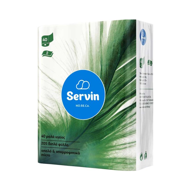 Servin 2φυλλο 68g, Χαρτί Υγείας, 40τμχ