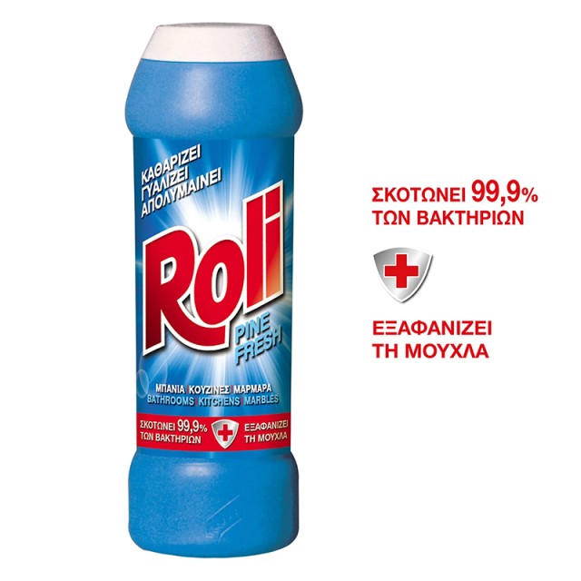 Roli Pine Fresh, Πολυκαθαριστικό & Απολυμαντικό Γενικής Χρήσης σε Σκόνη 500g