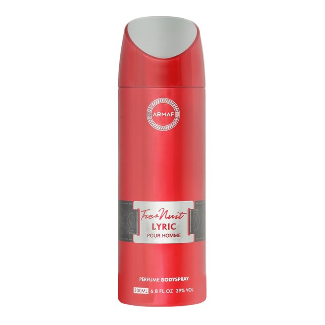 Armaf Tres Nuit Lyric Perfume Body Spray, Αποσμητικό Σπρέι Σώματος 200ml
