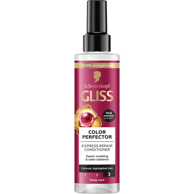 Schwarzkopf Gliss Express Repair Color Perfector Spray Conditioner χωρίς Ξέβγαλμα 200ml