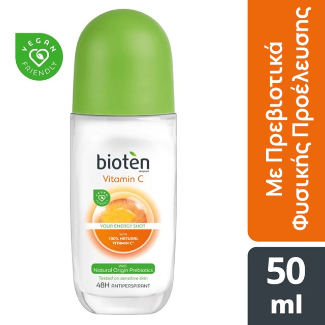 Bioten Vitamin C, Αντιιδρωτικό Αποσμητικό Roll On 50ml