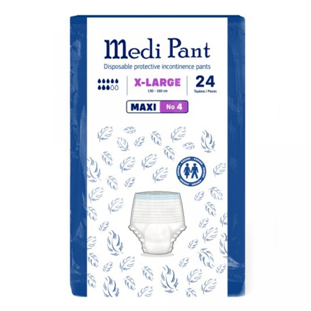 Medi Pant Εσώρουχα Ακράτειας Νο4 Xtra Large, 24τεμ.