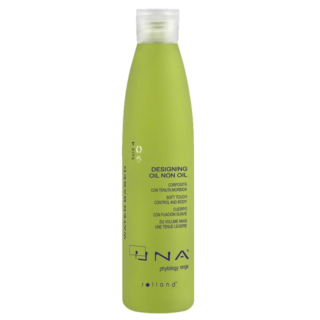 Una Designing Oil Non Oil Hold 4, Λοσιόν Φορμαρίσματος & Λάμψης Με Φυτικά Εκχυλίσματα 250ml