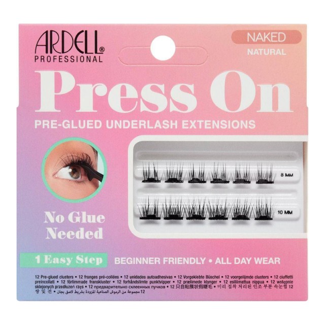 Ardell Press On Mini Naked Natural Προκολλημένες Βλεφαρίδες 12 τεμ.