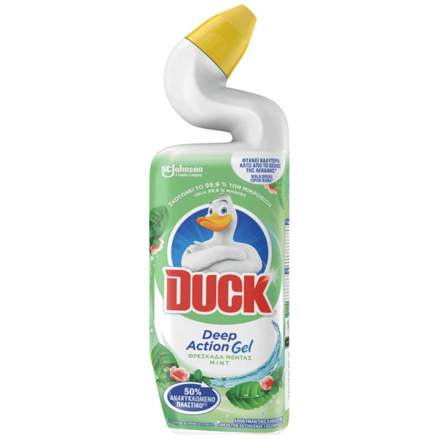 Duck Deep Action Gel Καθαριστικό Τουαλέτας Φρεσκάδα Μέντας 750ml