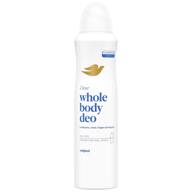 Dove Whole Body Αποσμητικό Σπρέι ;Original Scent, 150ml
