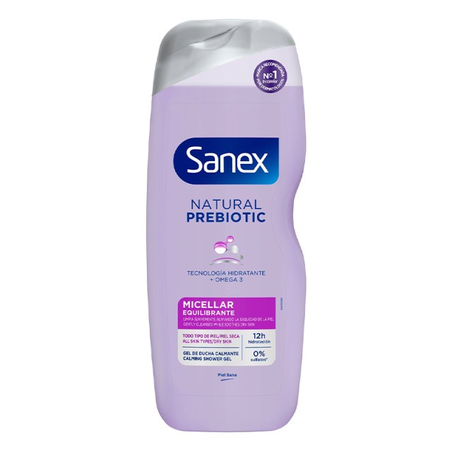 Sanex Natural Prebiotic, Aφρόλουτρο 600ml