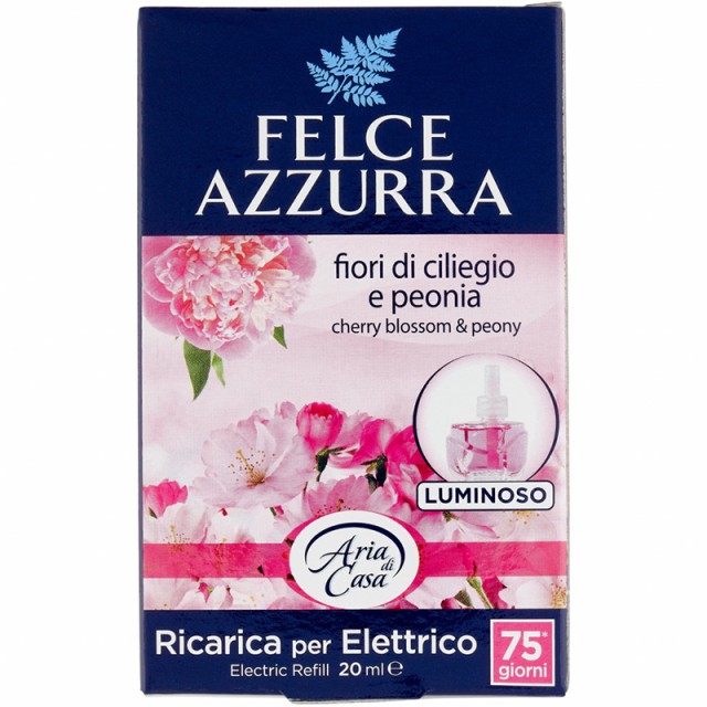 Felce Azzurra Diffusore Elettrico Fiori di Ciliegio e Peonia, Ανταλλακτικό για Ηλεκτρικό Αποσμητικό Χώρου, 1τμχ