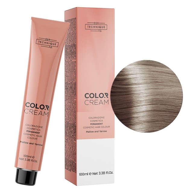 Technique Color Cream Μπεζ Αποχρώσεις, Μόνιμη Βαφή σε Σωληνάριο, 100ml - Ξανθό Πολύ Ανοιχτό Μπεζ 9.12