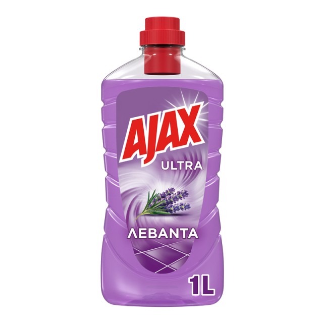 Ajax Ultra Λεβάντα, Υγρό Καθαριστικό Γενικής Χρήσης, 1lt