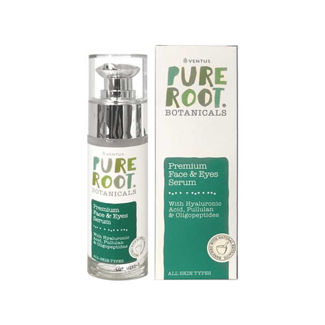 Pure Root Premium Serum, Ορός Προσώπου & Ματιών, Για όλους τους τύπους δέρματος, 30ml