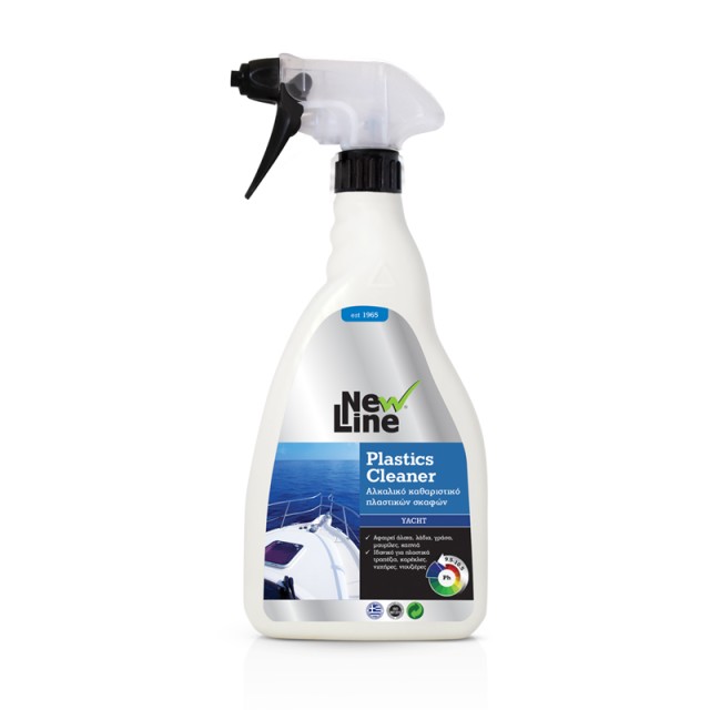 New Line Plastics Cleaner, Αλκαλικό Καθαριστικό Πλαστικών Σκαφών, 800ml