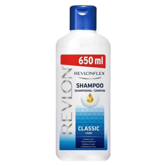 Revlon Flex Keratin Classic Shampoo,  Σαμπουάν Ενυδάτωσης για Κανονικά Μαλλιά, 650ml