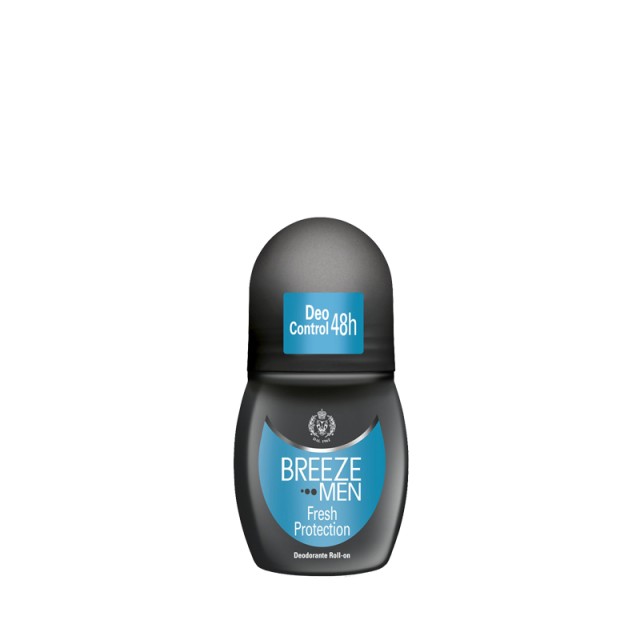 Breeze Men Fresh Protection, Ανδρικό Αποσμητικό Roll on, 50ml