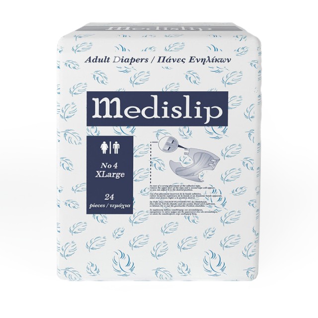 Medislip, Πάνες Ακράτειας Νο4 X-Large, 24τμχ