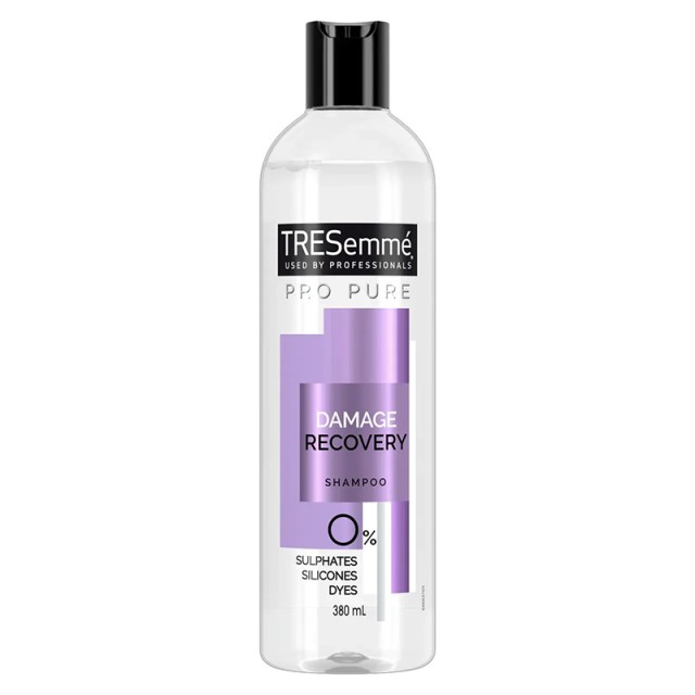 Tresemme Pro Pure Damage Recovery Σαμπουάν χωρίς Θειικά & Parabens για Ταλαιπωρημένα ή Κατεστραμμένα Μαλλιά, 380ml