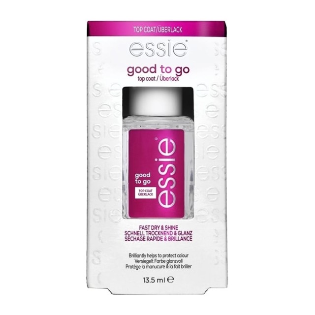Essie Good to Go Top Coat Γυαλιστικό Νυχιών για Γρήγορο Στέγνωμα, Λάμψη & Προστασία, 13.5ml