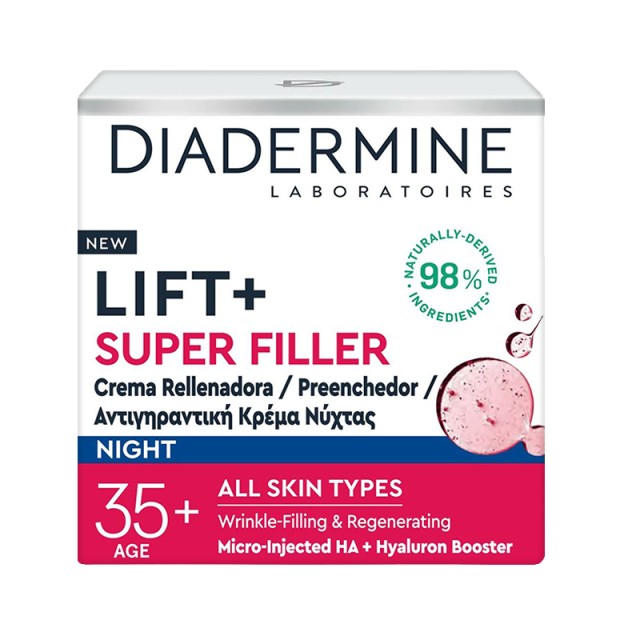 Diadermine Lift+ Superfiller Αντιγηραντική Κρέμα Νύχτας 50ml