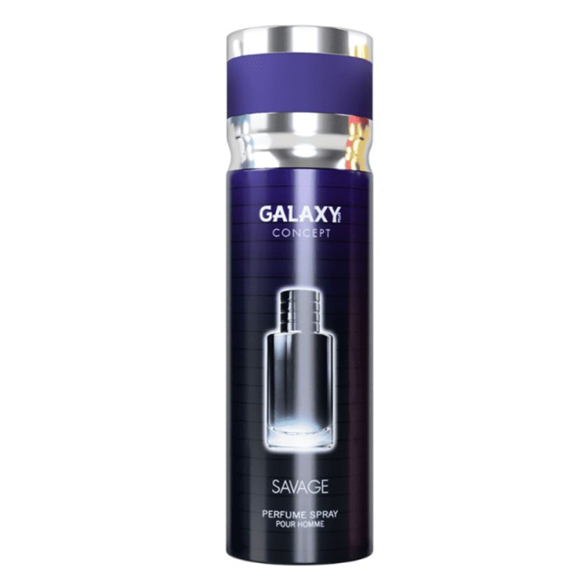 Galaxy Plus Concept Savage Perfume Spray Pour Homme, Αποσμητικό Σπρέι για Άνδρες, 200ml