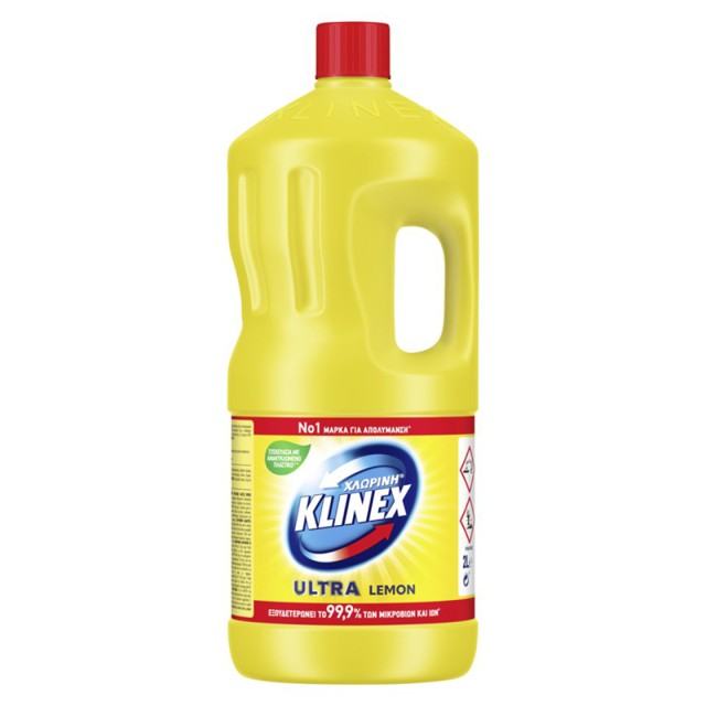 Klinex Ultra Λεμόνι, Xλωρίνη Παχύρευστη, 2lt