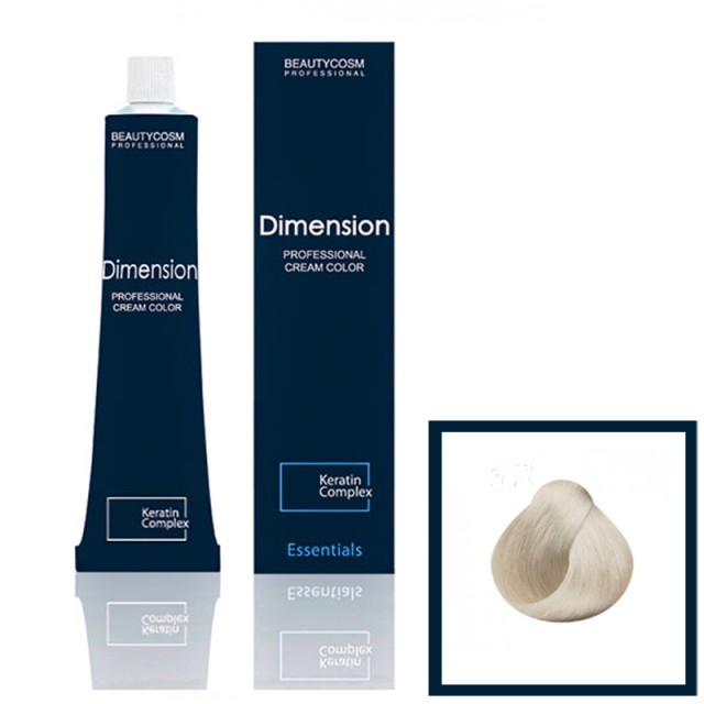 Dimension Hair Color Cream Επαγγελματική Βαφή Μαλλιών με Σύμπλεγμα Πρωτεϊνών Κερατίνης, Νο9.01 Ξανθό Πολύ Ανοιχτό Σαντρέ, 100ml