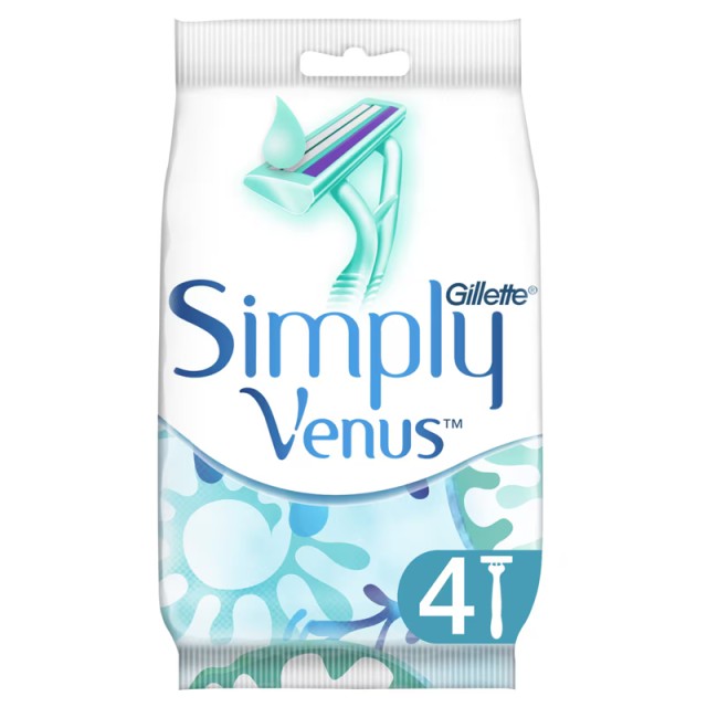 Gillette Simply Venus 2 Ξυραφάκια Simply Venus 2, 4τεμ.
