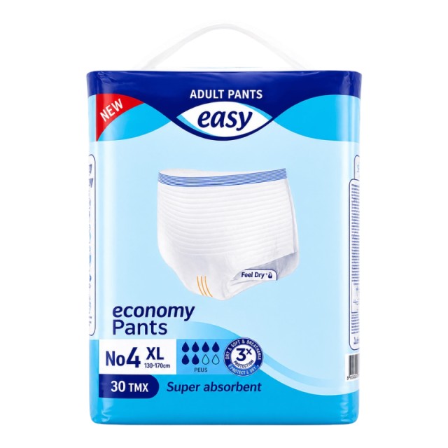 Easy Pants Πάνα Bρακάκι Plus X-Large, 30τεμ.