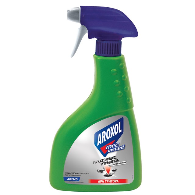 Aroxol Mec Instant Εντομοκτόνο Σπρέι για Κατσαρίδες & Μυρμήγκια Άοσμο, 400ml