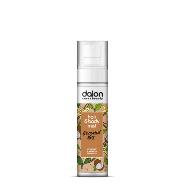 Dalon Hair & Body Mist Coconut Kiss, Αρωματικό Μist για Μαλλιά & Σώμα, 100ml
