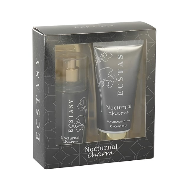 Ecstasy Nocturnal Charm Gift Set: Body Cream 90ml & Body Mist 90ml, Σετ Δώρου Περιποίησης