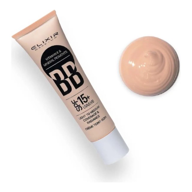Elixir BB Hydrating Cream Νο01 Natural Beige SPF15 Κρέμα με Χρώμα 30 ml