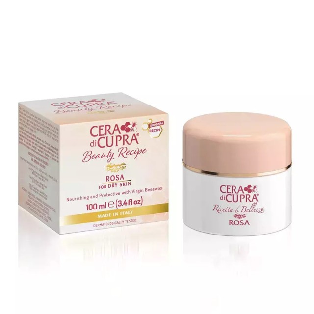 Cera di Cupra Rosa for Dry Skin, Κρέμα Προσώπου με Αγνό Κερί Μέλισσας για Ξηρές Επιδερμίδες, 100ml