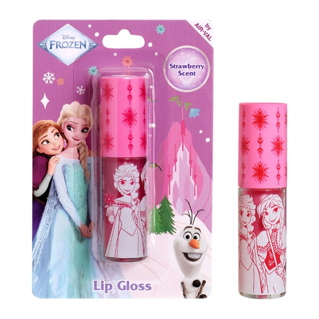 AIR-VAL Frozen Lip Gloss Strawberry Scent Pink, Ροζ Παιδικό Λιπ Γκλος με Άρωμα Φράουλα 4ml