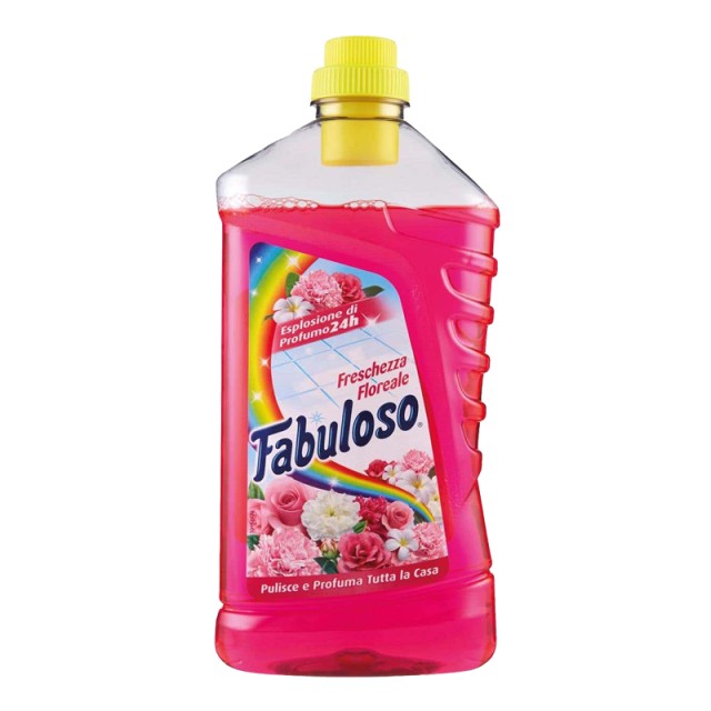 Fabuloso άρωμα Λουλουδιών, Υγρό Καθαριστικό Δαπέδου, 1lt